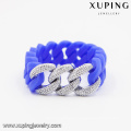 51595 unisex Xuping Rubbzz fashion silicone bangle bracelet